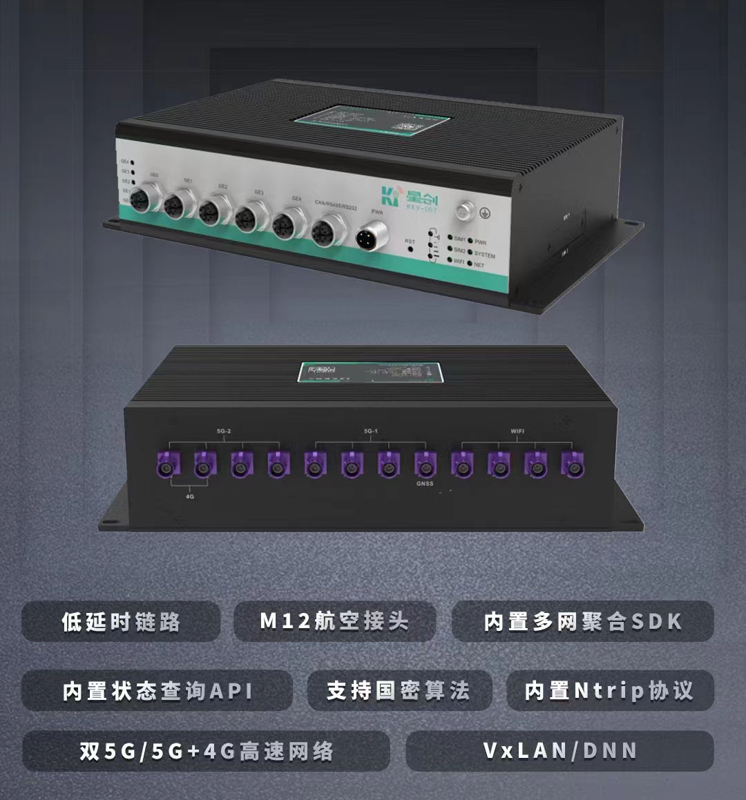 SV900车载网关产品外观图