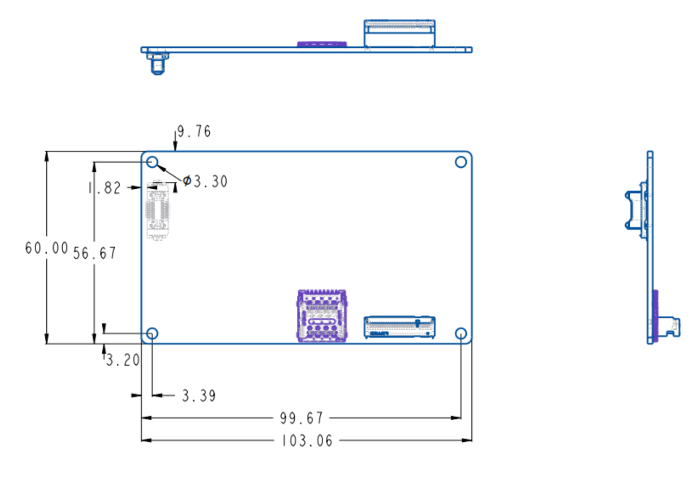 产品安装尺寸结构图